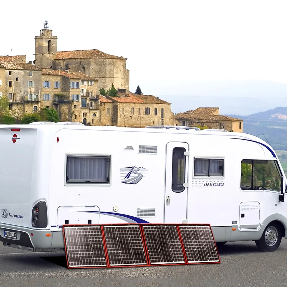Dokio 160W (40W*4) Solar Panel 12V/18V Flexible Foldble Solar Panel usb Portable Solar Cell Kit For Boats/Out-door Camping/Car Dokio 160W (40W*4) Solar Panel 12V/18V Flexible Foldble Solar Panel usb Portable Solar Cell Kit For Boats/Out-door Camping/Car