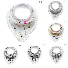 Для новорожденных детей унисекс кормления слюнявчик полотенце треугольные нагрудники мультфильм нагрудники с рисунком клип для детей