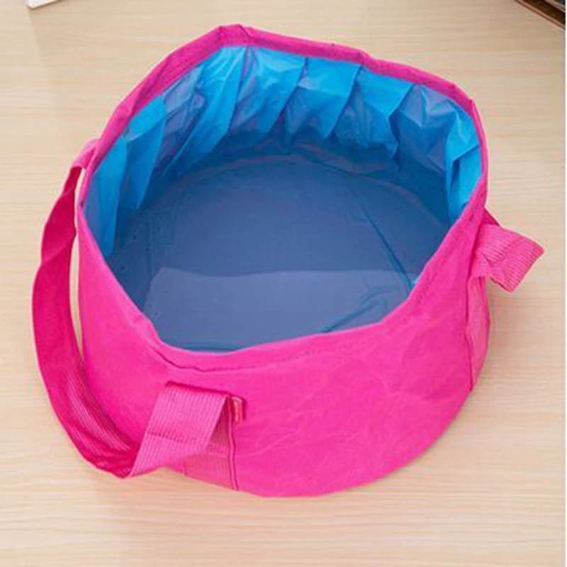 Portátil de viaje al aire libre plegable Camping lavabo cuenco fregadero bolsa de lavado cubo de agua 15L Portátil de viaje al aire libre plegable Camping lavabo cuenco fregadero bolsa de lavado cubo de agua 15L