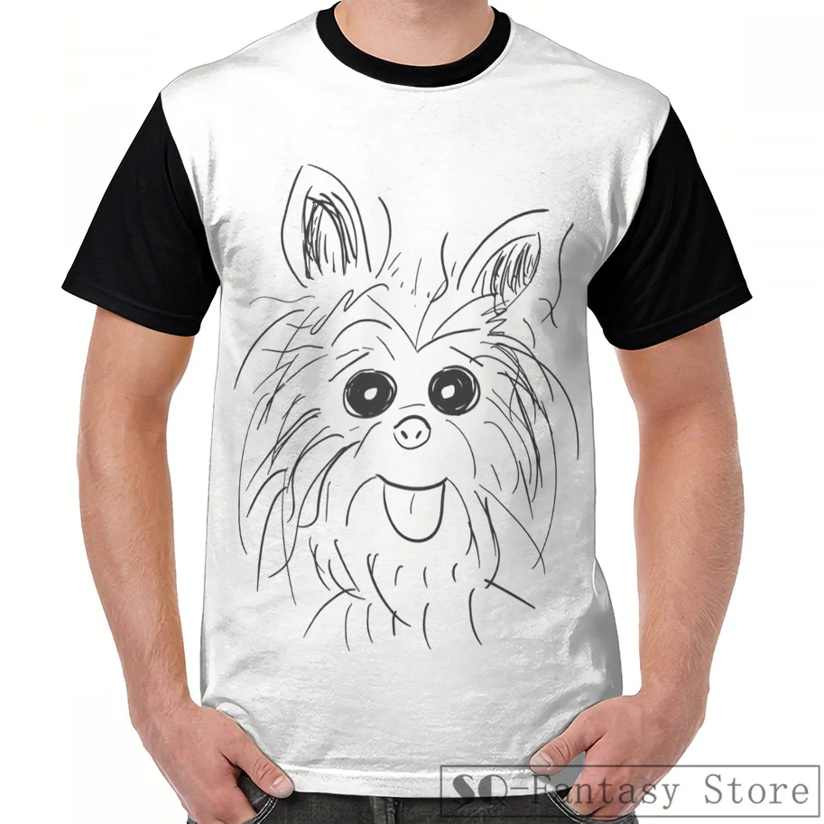 

Fashion Casual print men t shirt women tops tee The Yorkie Graphic T-Shirt men summer Short Sleeve cute tshirts