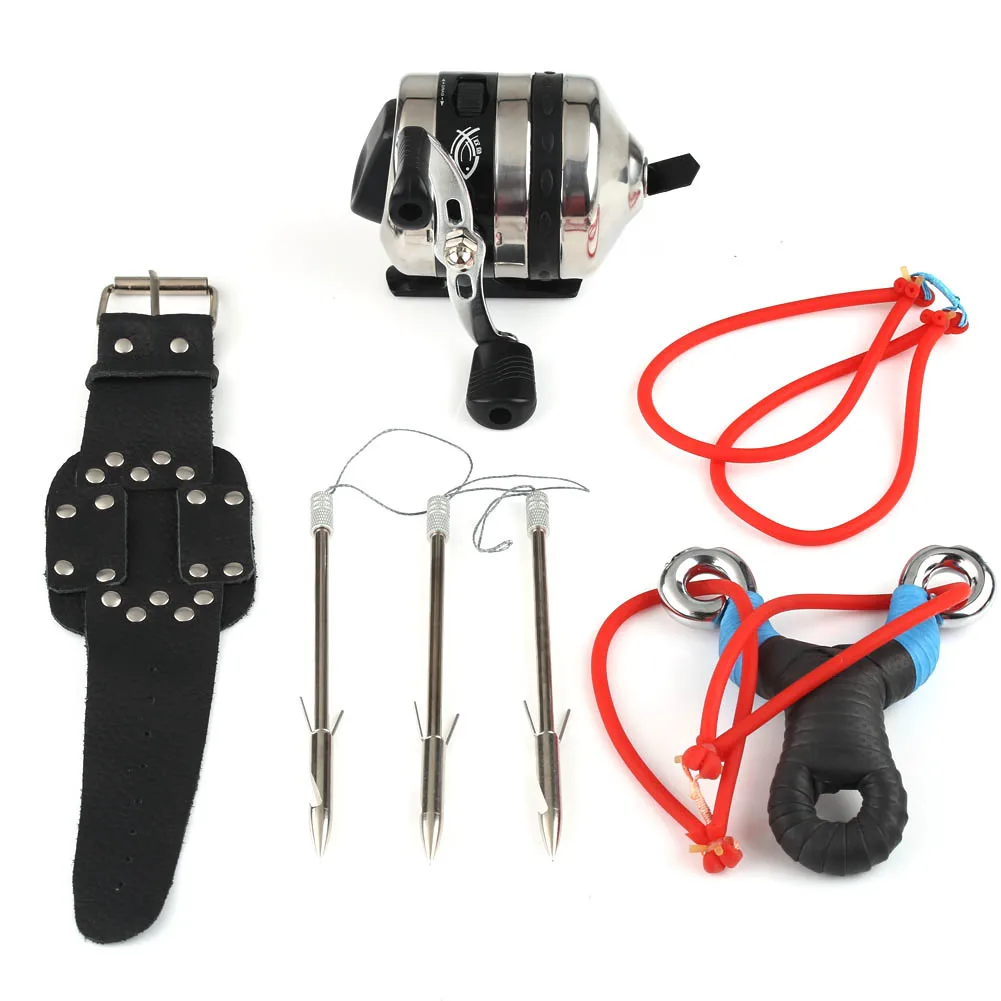 

Fishing Hunting Archery Fish Slingshot Catapult Broadheads Arrow Head Hand Wristband