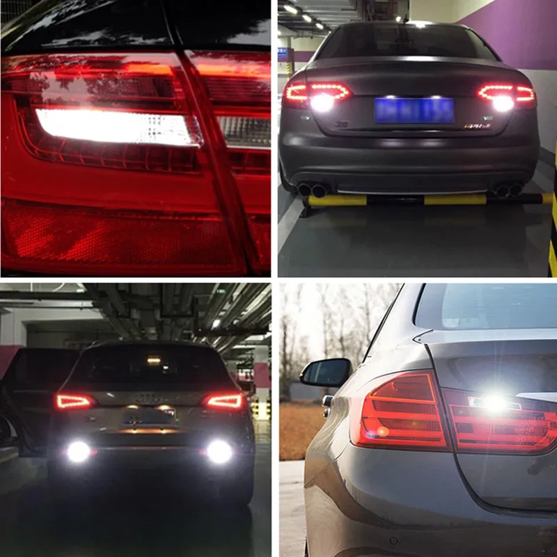 2x T15 W16W 921 912 светодиодный автомобильный резервный светильник автоматический