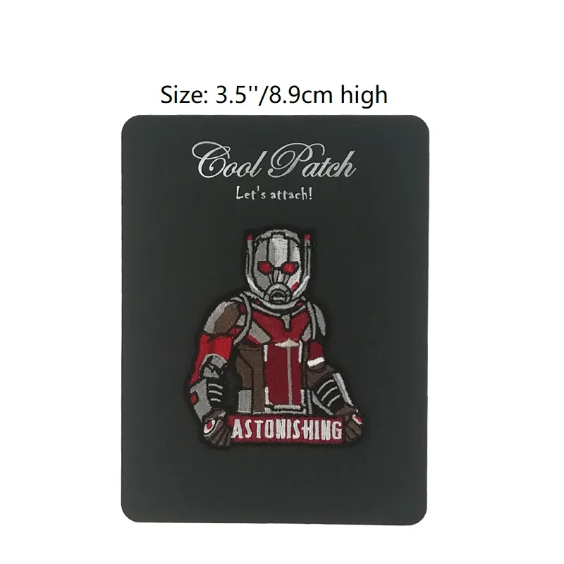 

3.5" Ant Man Antman Ant-Man and the Wasp patches for clothing Marvel comics Collector corps Movie TV Series Costume Embroidered
