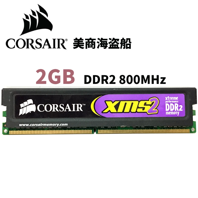 

CORSAIR 2GB DDR2 PC2 6400 800Mhz 800 Mhz PC Memory RAM Memoria Module Computer Desktop RAM 2X2GB=4G