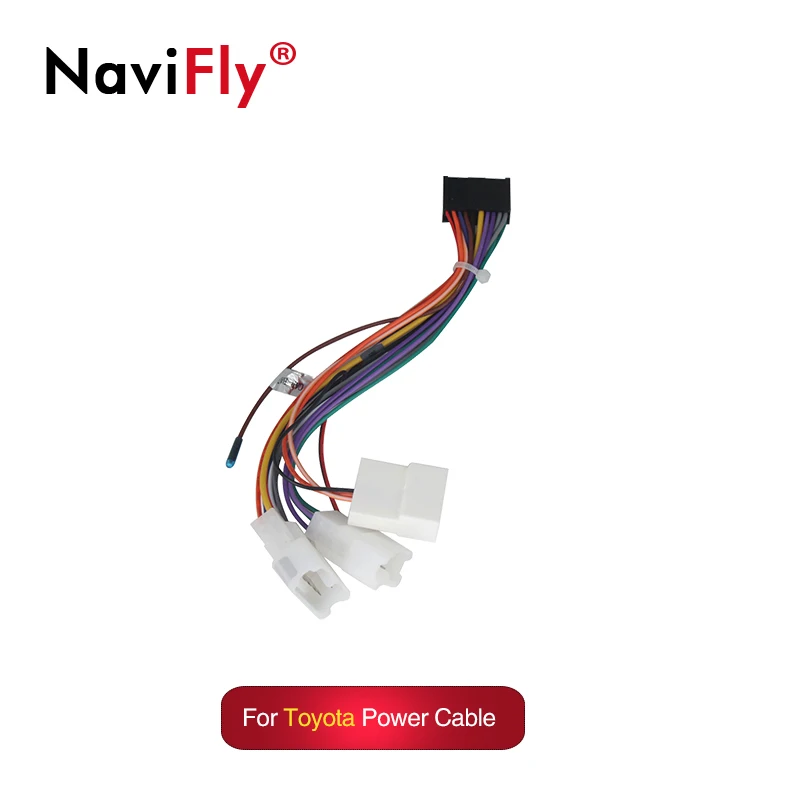 Navifly unviersa 2Din автомобильный dvd дополнительный кабель - Название цвета: Toyota cable