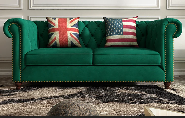 velvet fabric sectional sofas Living Room Sofa bed set chesterfield alon couch puff asiento muebles de sala canape sofa cama