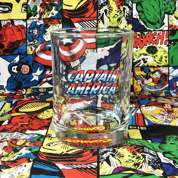 Креативные Мстители из комиксов Marvel Капитан Америка вино пиво стекло воды молоко тумблер для виски подарок Vaso Thule Tazas Para кафе Verre