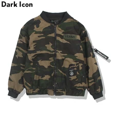 Camoflage herren Bomber Jacken Dünne Stil 2017 Frühling V-ausschnitt Pilot Jacken Männer Camo Hip Hop Jacke männer Kleidung