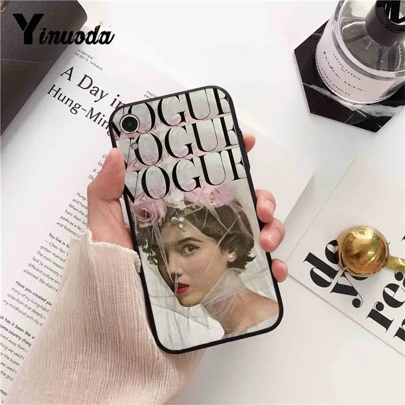 Yinuoda бренд больше проблем, чем Vogue роскошный PhoneCase для iPhone X XS MAX 6 6s 7 7plus 8 8Plus 5 5S SE XR 11 11pro 11promax