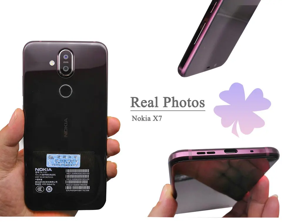 Brand New Nokia X7 4G Smartphone | Global Firmware | 6GB RAM + 64GB ROM | 6.18" Display | Snapdragon 710 Octa-Core | 20MP Camera | Android 12