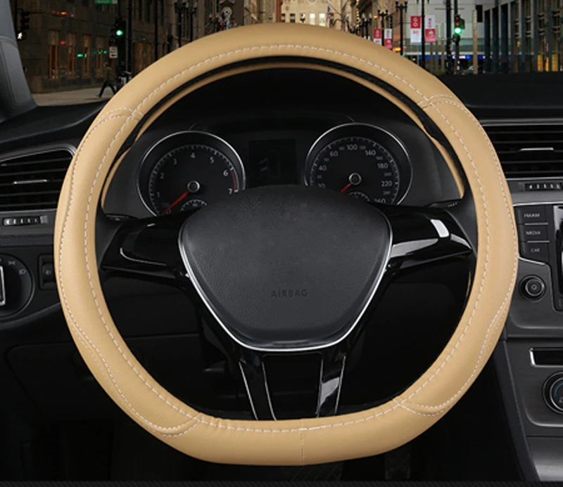 14 Car Steering Wheel Cover D Shape
