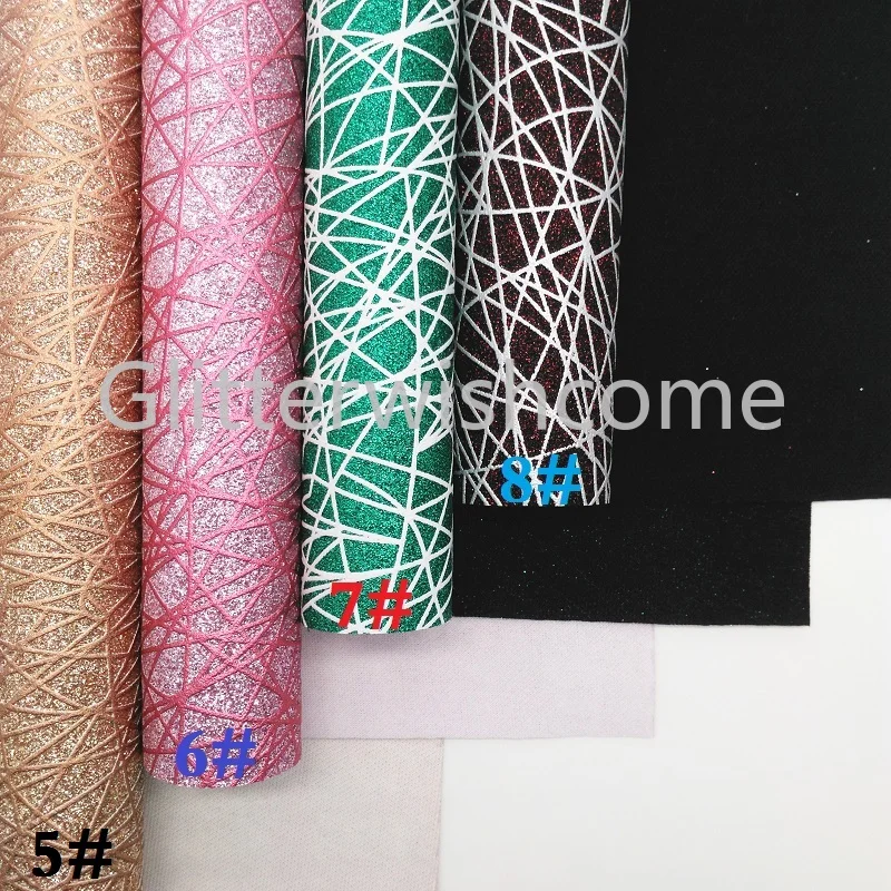 Glitterwishcome 21X29 см A4 размер винил для бантов блеск с принтом Кожа Fabirc искусственная кожа листы для бантов, GM346A