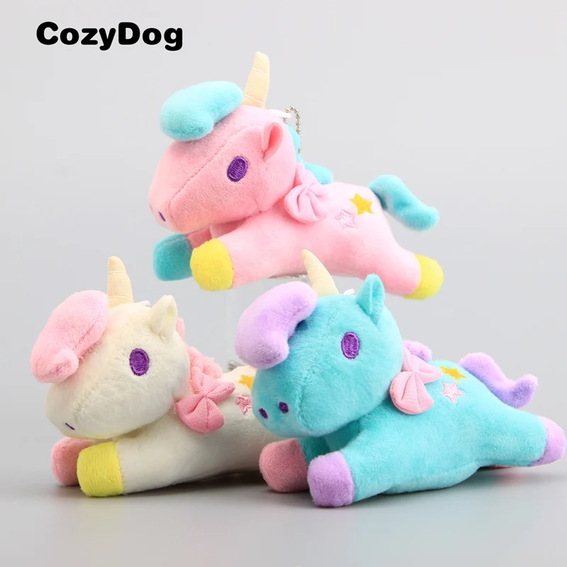 

Unicorn Plush Keychain14cm Kawaii Little Twin Stars Cute Mini Soft Stuffed Animals Horses Pendant toys Children kids Gift