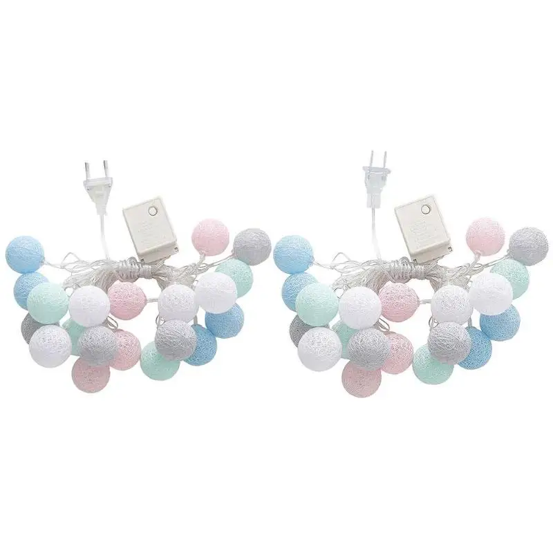 

20 LED Globe Festoon Party Ball String Light Led Christmas Lights Flasher Fairy Light Wedding Garden Party Decor Pendant Garland