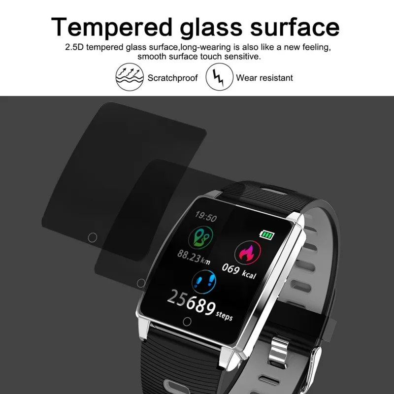 

R17 Smart watch Full screen touch IP67 waterproof Bluetooth Sport fitness tracker Men Smartwatch For IOS Android Phone