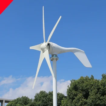

HOT windmill 3 phase AC 12v 24v horizontal wind turbine generator with 12V 24V Auto wind controller for home use or streetlight