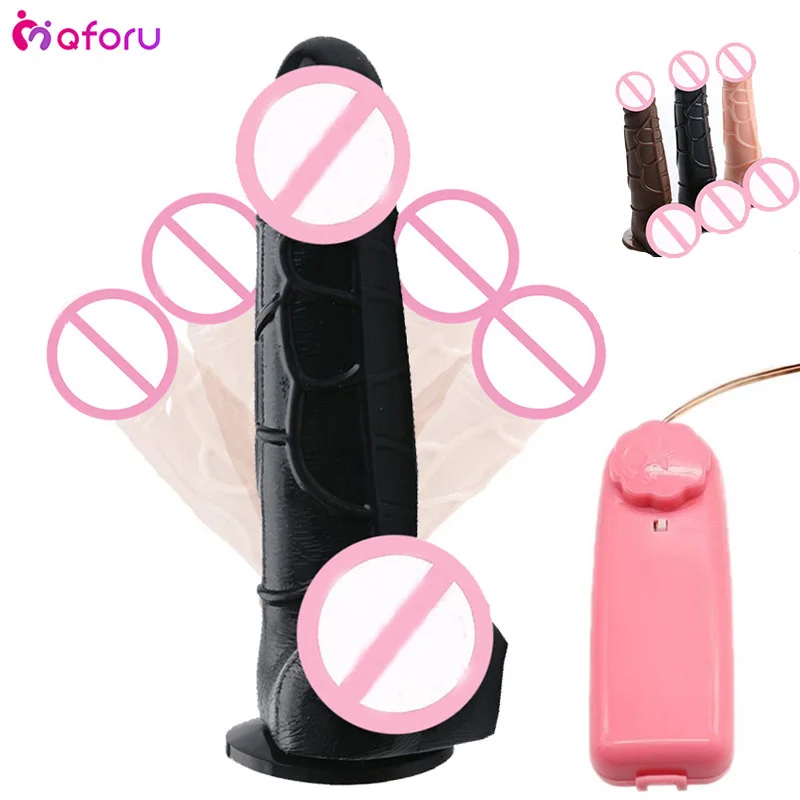 MQFORU Realistic font b Dildo b font Vibrator for Woman Sex Toys Huge Vibrating font b
