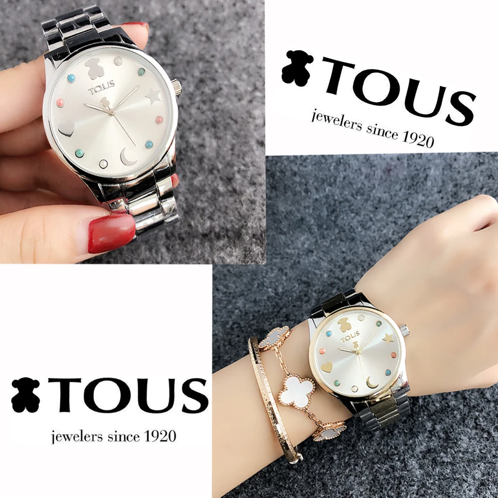 

2019 TOUS pulsera Fashion Lady Watches Luxury Swan Pendant Wristwatches Women Quartz Relogio Clock tous mujer tous watch reloj
