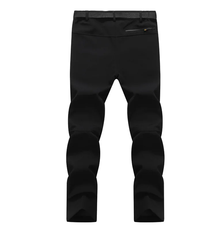 Aufdiazy 9XL Men's Waterproof Softshell Pants Outdoor Elastic Camping Hiking Trekking Fishing Skiing Fleece Warm Trousers IM039  (7)
