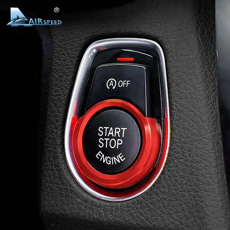 Engine Start Stop Switch Button Trim Cover for 1 2 3 4 3 Series GT F20 F30 F32 F34 Red