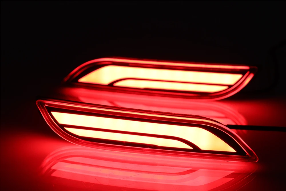 Автомобильный мигающий 2 шт. для Toyota Camry Многофункциональный Автомобильный задний фонарь светодиодный задний противотуманный фонарь бампер сигнальная лампочка отражатель