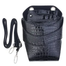 2 Styles Pro Salon Leather Hairdressing Scissors Kit Bag Scissors Pockets Multifunction Hairstylist Holster Pouch Holder Tool
