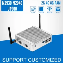 Intel Celeron J1900 Quad Core Mini PC DDR3 8GB Windows 10 Mini Computer Celeron N2930 N2940 Fanless Barebone HDMI Desktop PC