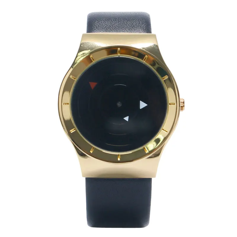 

Hot Selling Wrist Watch PAIDU Men Sport Casual Cool Special Triangle Analog Turntable Quartz Ladies Women Watches W071305
