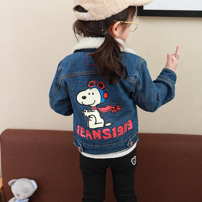 

1-6 Years Baby Girls Hole Denim Jackets Coats Thickened Children Outwear Coat Sequins Little Girl Design girls Kids Jeans Jacket