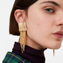 Лучшие женские роскошные Винтажные серьги-гвоздики с кристаллами и кисточками для женщин, модные стильные массивные Свадебные Подарочные ювелирные изделия, горячая Распродажа