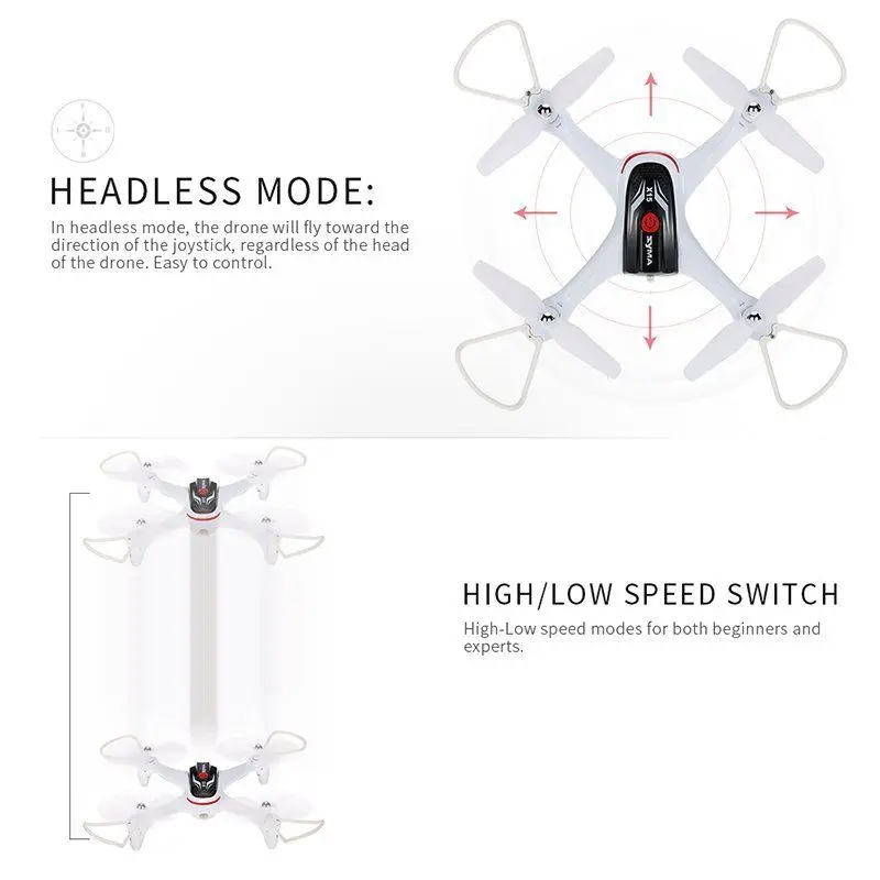 SYMA X15 RC Quadcopter RTF 4CH 6-axis Gyro Altitude Hold One Key to Take off  3D Rollover 2.4GHz Wireless Remote Control Drone