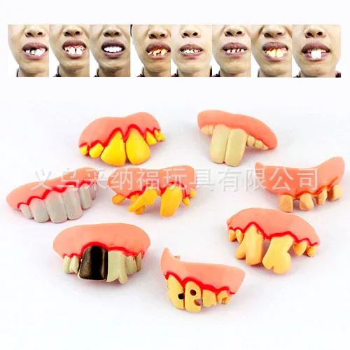 

2pcs Tricky Funny funny dentures sets Baoya style randomly