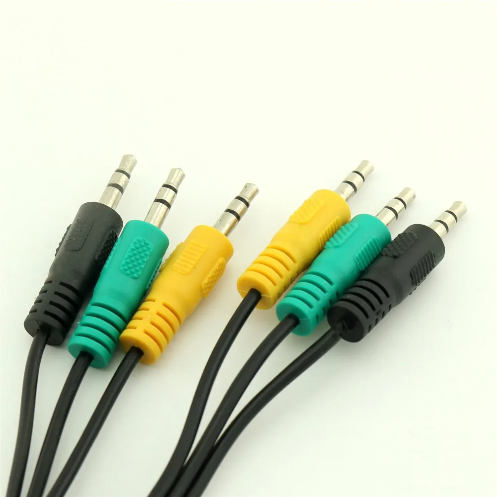 1pcs Replacement 3.5mm Male TRS Audio Cable for 5.1 Channel Logitech Computer Speakers 5FT 1pcs Replacement 3.5mm Male TRS Audio Cable for 5.1 Channel Logitech Computer Speakers 5FT
