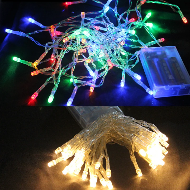 

3M-10M Battery and USB LED String Lights Christmas Garland Indoor / Outdoor Waterproof Decoration Fairy Curtain Lights