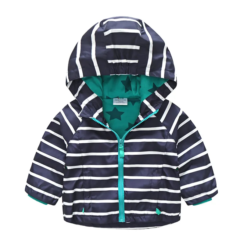 

Striped Boys Hooded Jacket Spring Brand Designs Children Outerwear & Coats Sport Boys Jackets Kids Clothes Toddler Boy Clothing
