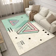 Медленное дерево скандинавский ковер в прихожей гостиной татами современный кухонный коврик журнальный столик диван пол коврик Домашний коврик под дверь спальни