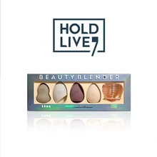 HOLD LIVE Brand Magic Heart Beautiful Eggs Super soft No powder gourd Water drop Powder puff tool Delivery bracket