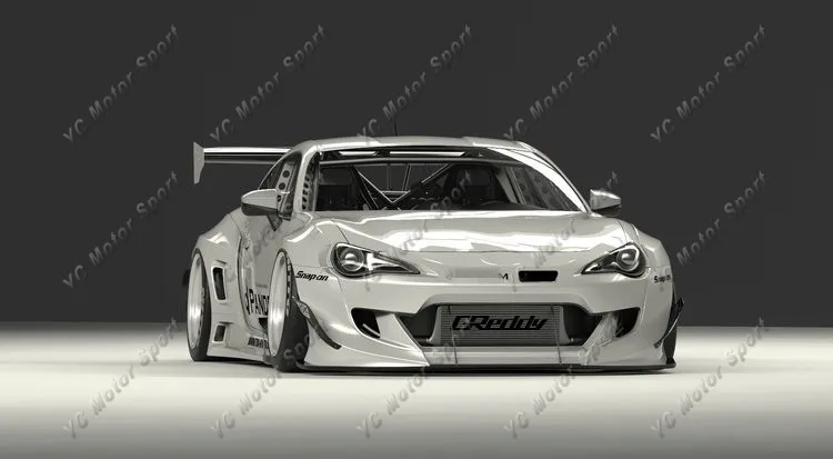 2012-2017 GT86 FT86 ZN6 FRS BRZ Greddy X Pandem Ver.3 Aero Style Wide Body Kit FRP 1(10)