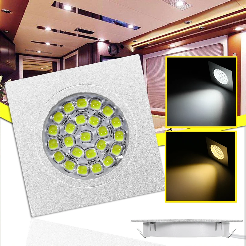 

2W 12V Auto Interior LED Spot light Car Reading Dome lamp universal for camper for home Cabinet lamp