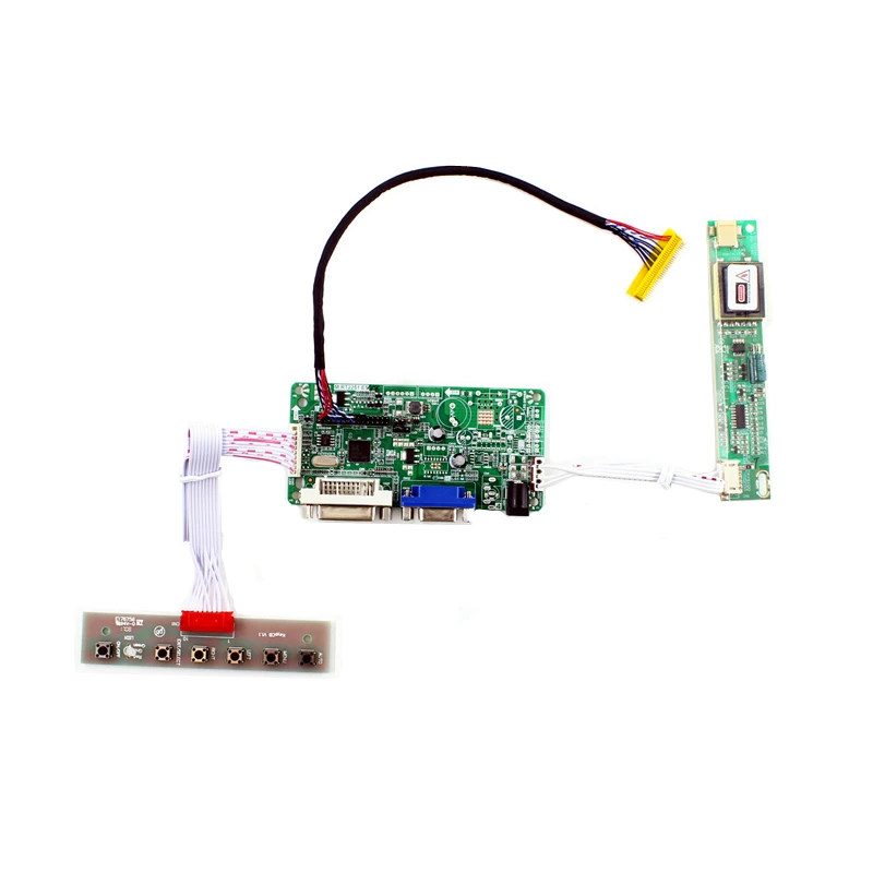 

RT2281 ЖК-плата контроллера Поддержка DVI VGA для 15.4-дюймового ЖК-панели LTN154X3-L01 1280X800 diy простой ремонт жк-драйвера