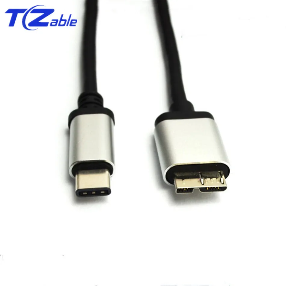 USB 3,1 type-C к USB 3,0 Micro B кабельный разъем для жесткого диска Смартфона 1 м черный USB C