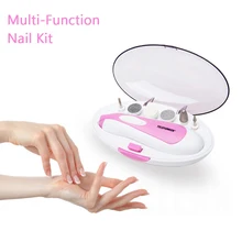 Electric manicure set Nails Care device Beauty nail files Multi-Function Manicure set For Nail Art with 6 Nail Drills