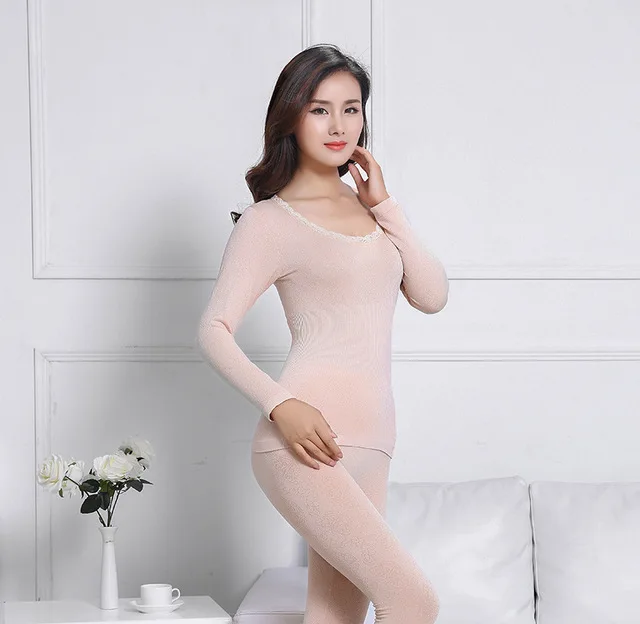 Thermal Underwear Thermal Underwear  Thermal Clothes Women's Underwear - 2  Women - Aliexpress