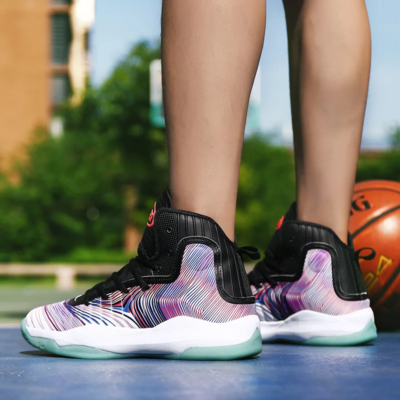 JINBAOKE дышащая суперзвезда баскетбольные кеды для мужчин Air демпфирования спортивные подушки спортивная обувь сетки кроссовки Basket Femme Zapatillas