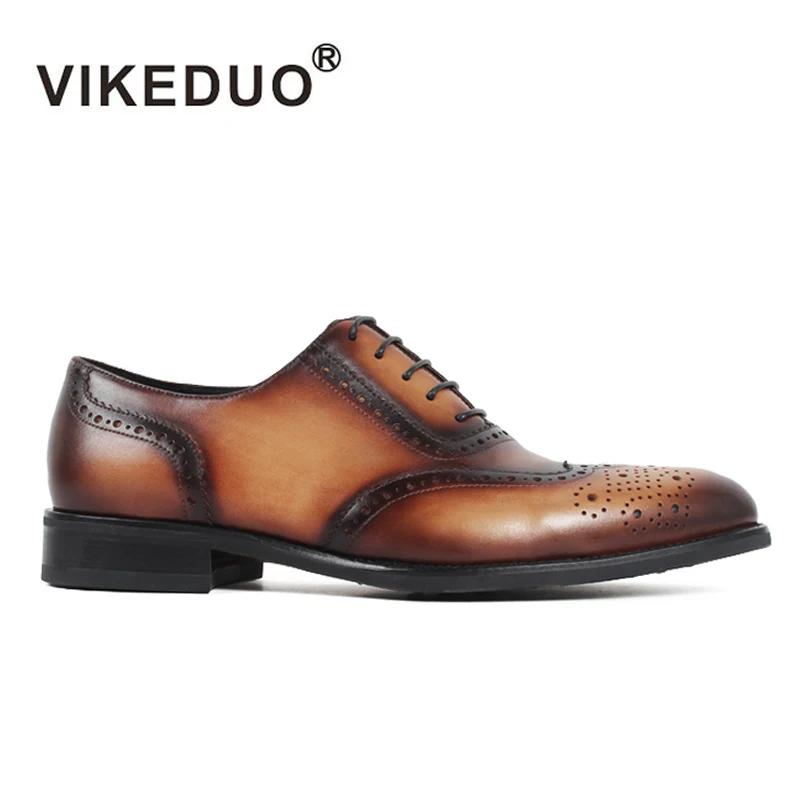 2018 Vikeduo Vintage Mens Oxford Shoes Customized 100% Genuine Leather Handmade Wedding Party Dress Shoe Formal Original Design цена 2018 Vikeduo Vintage Mens Oxford Shoes Customized 100% Genuine Leather Handmade Wedding Party Dress Shoe Formal Original Design цены онлайн