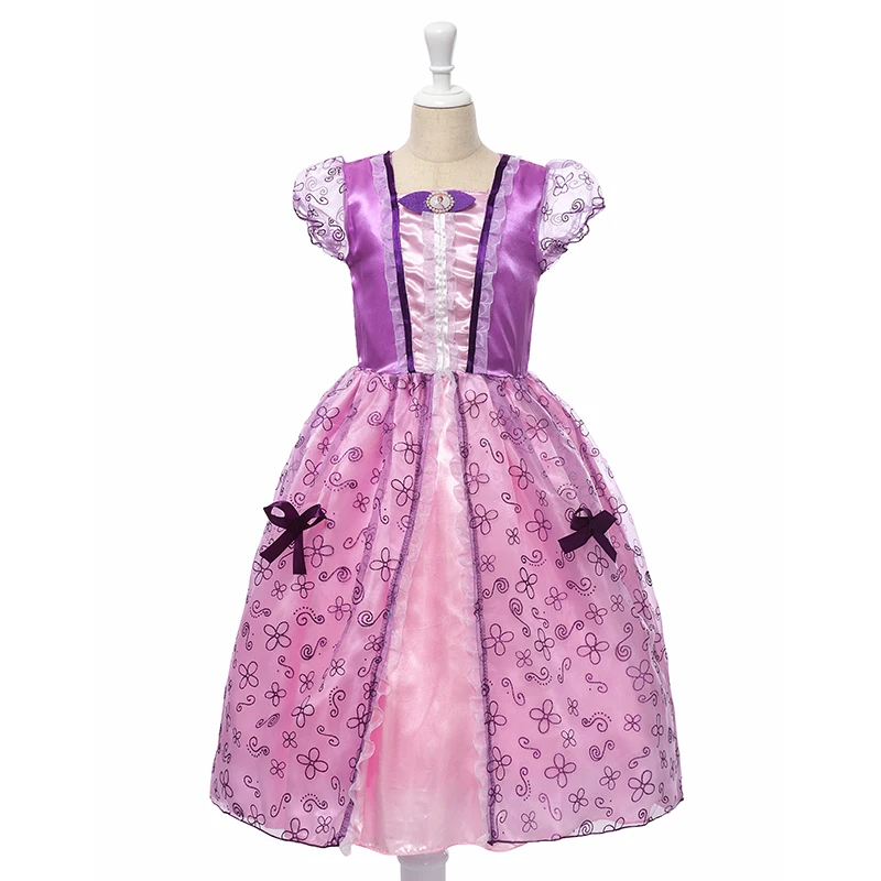 Girls Summer Dresses Kids Cindrella Snow White Cosplay Costume Princess Rapunzel Aurora Belle Sleeping Beauty Sofia Party Dress Girls Summer Dresses Kids Cindrella Snow White Cosplay Costume Princess Rapunzel Aurora Belle Sleeping Beauty Sofia Party Dress