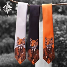 В подарок vitange стиль MR. fox Творческий Щепка/черный галстук olded ткань для коробка для вечеринки Упаковка 1 шт
