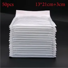 (50 Pieces Of 5 Pieces) / (13 X 21cm + 3cm) White Envelope Paper Cute Baby Gift Envelope Bag