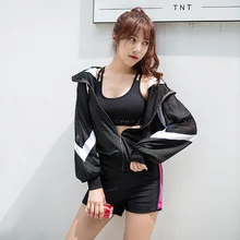 Женская Йога, тренировки, фитнес теннисная рубашка+ брюки+ бюстгальтер одежда для пробежки тренировки йоги набор колготок для бега спортивный костюм