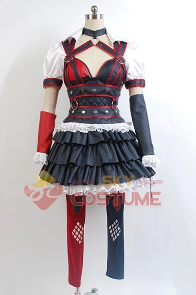 Костюм Бэтмена Arkham Asylum Harley Quinn карнавальные костюмы на Хэллоуин карнавальное